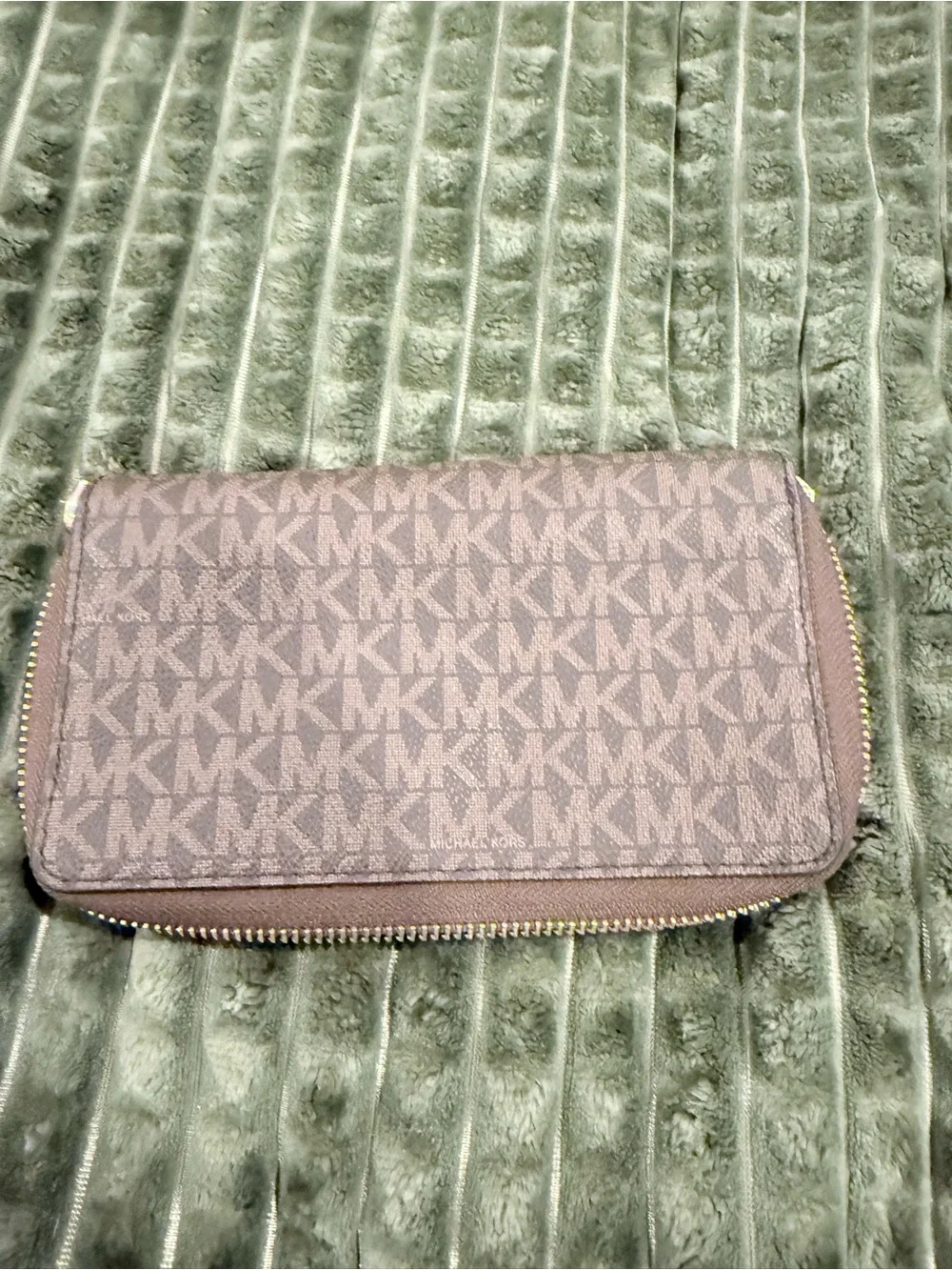 Michael Kors Brown and Tan Signature MK Tote